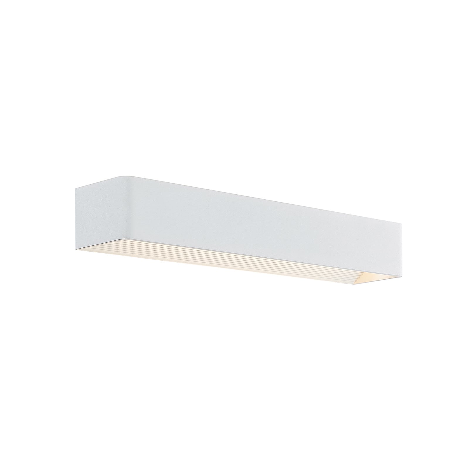 LED vegglampe Karam opp og ned hvit 53 cm med lys på