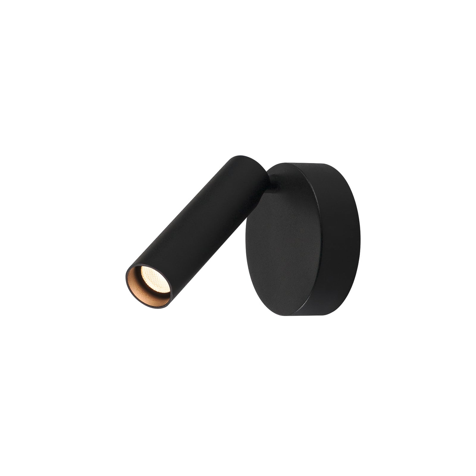 LED vegglampe Karpo 30 svart aluminium forfra