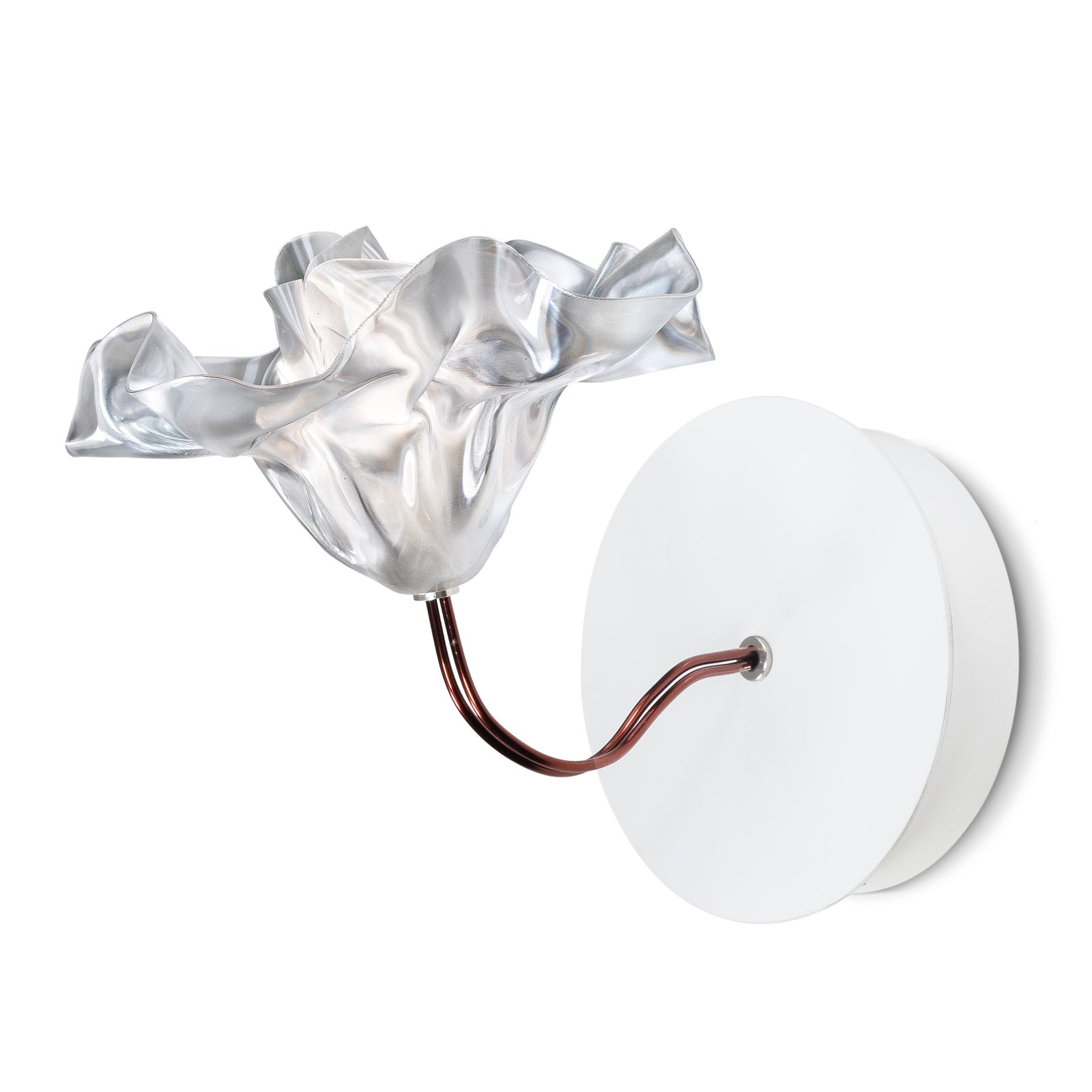 LED-vegglampe LaFleur blomsterform polymer kobber dimbar funksjon