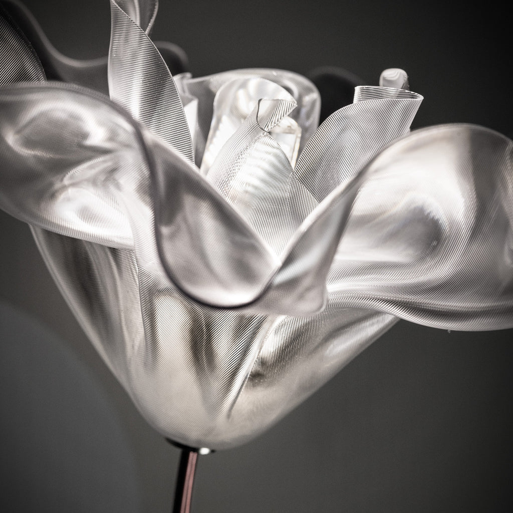 LED-vegglampe LaFleur blomsterform polymer kobber helhetlig utsikt