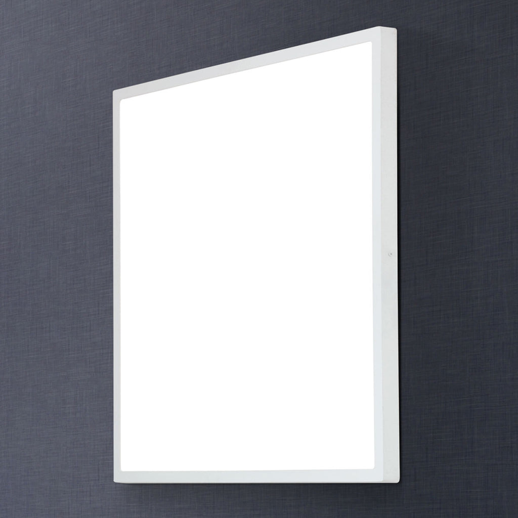 LED-vegglampe Lero firkantet 60x60 cm 48W varmhvit forfra