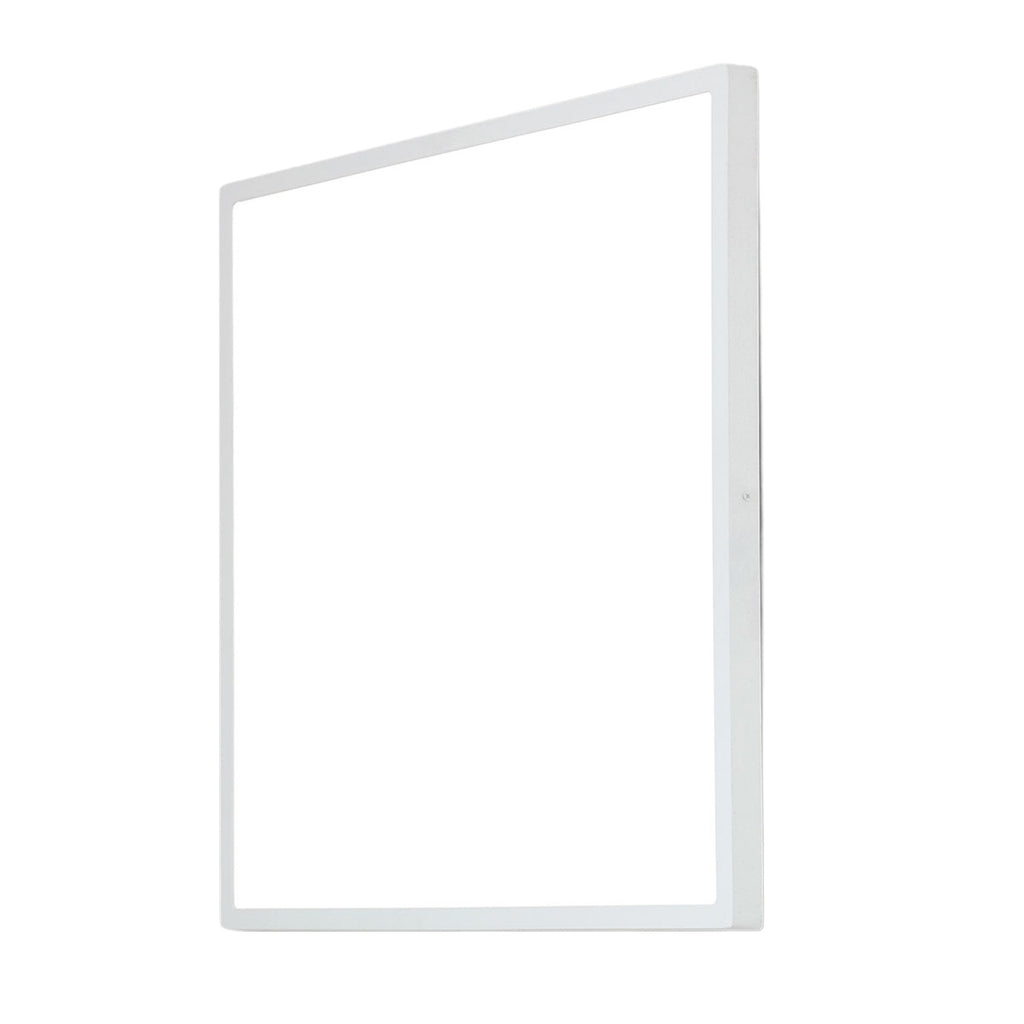 LED-vegglampe Lero firkantet 60x60 cm 48W varmhvit i hvit finish