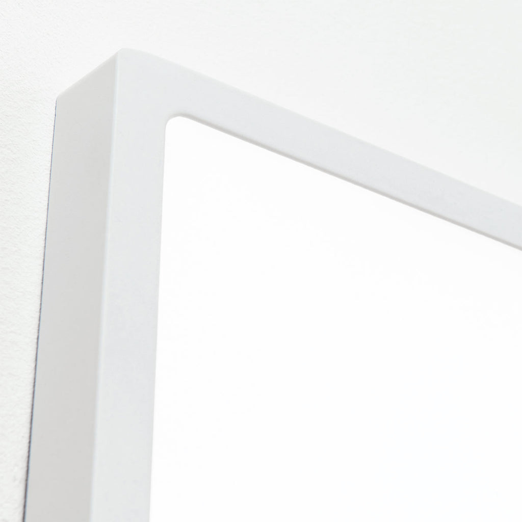 LED vegglampe Lero kvadratisk hvit 40x40 cm 30W varmhvit nærbilde
