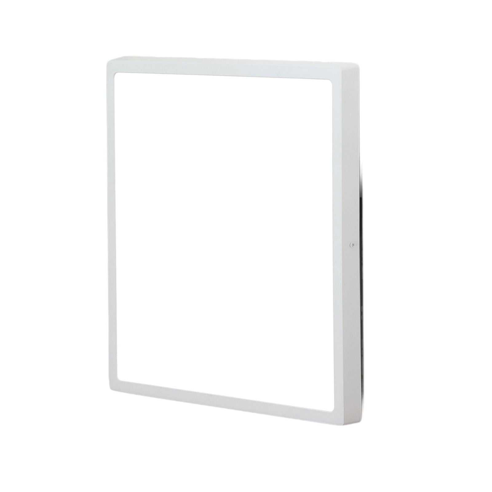 LED vegglampe Lero kvadratisk hvit 40x40 cm 30W varmhvit installasjon