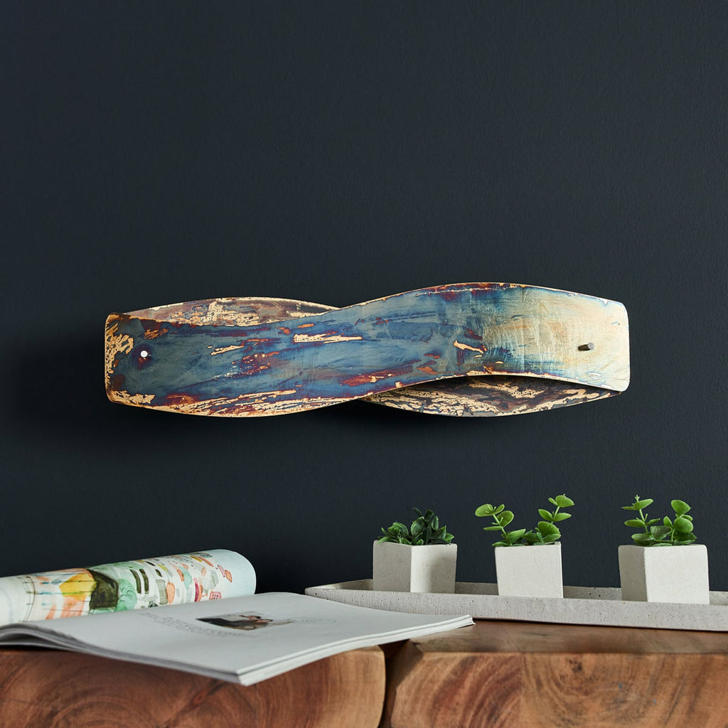 LED vegglampe Lian dimbar aluminium gull/matt nikkel bakside