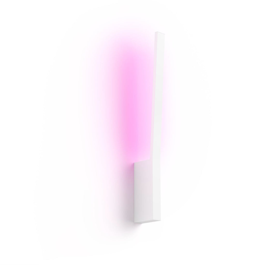 Detalj av LED vegglampe Liane RGBW dimbar Bluetooth Zigbee hvit