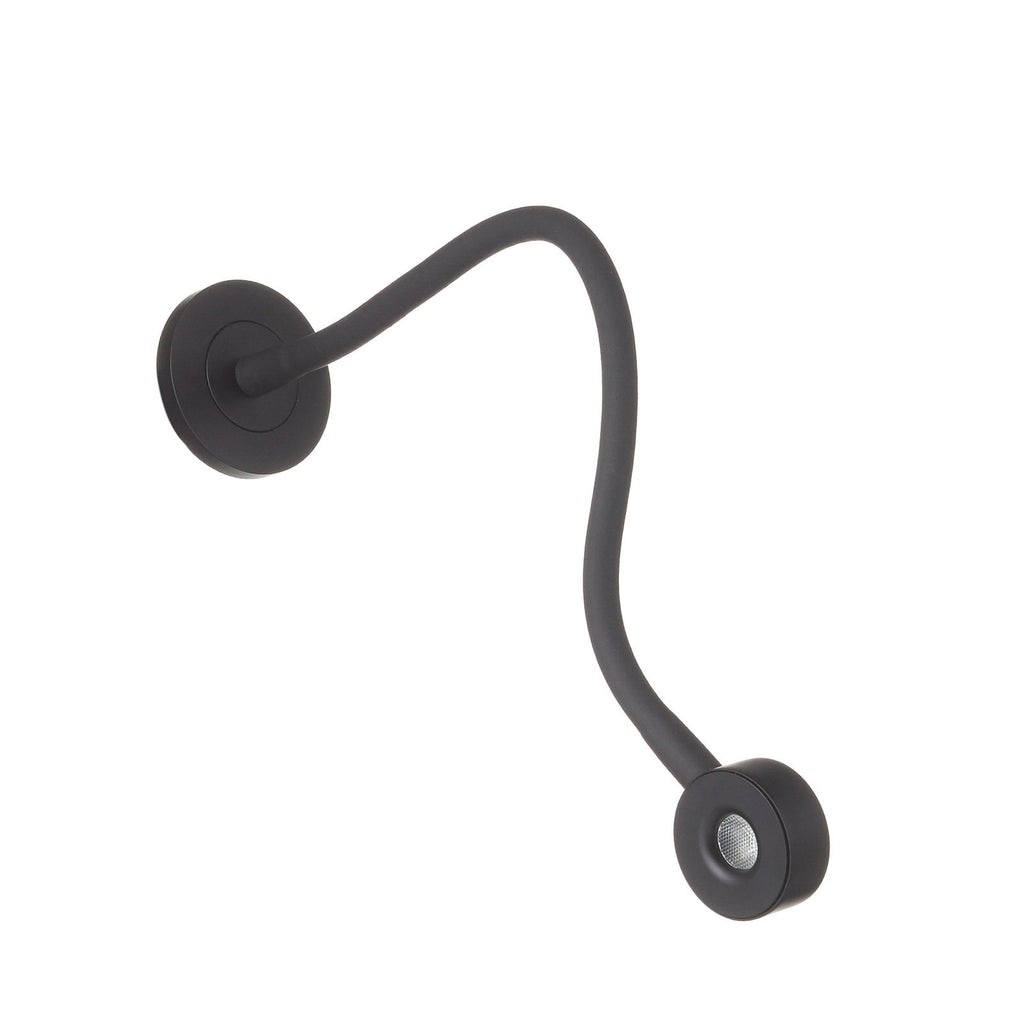 LED vegglampe Link med berøringsdimmer svart 2,1W bakside