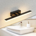 LED vegglampe Lisana svart/hvit 46 cm IP44 forfra