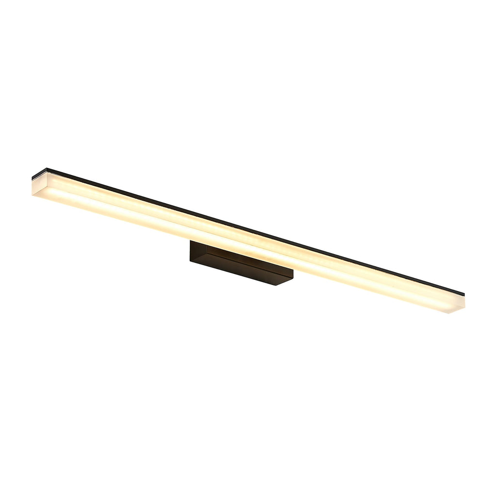 LED vegglampe Lisana svart/hvit 75 cm IP44 14,4W - Lucande