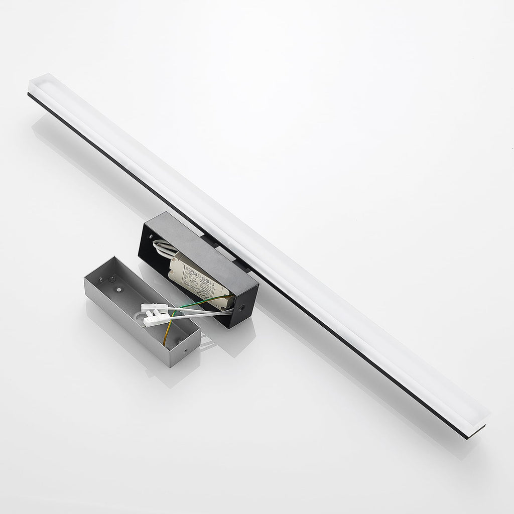LED vegglampe Lisana svart/hvit 75 cm IP44 14,4W - Lucande
