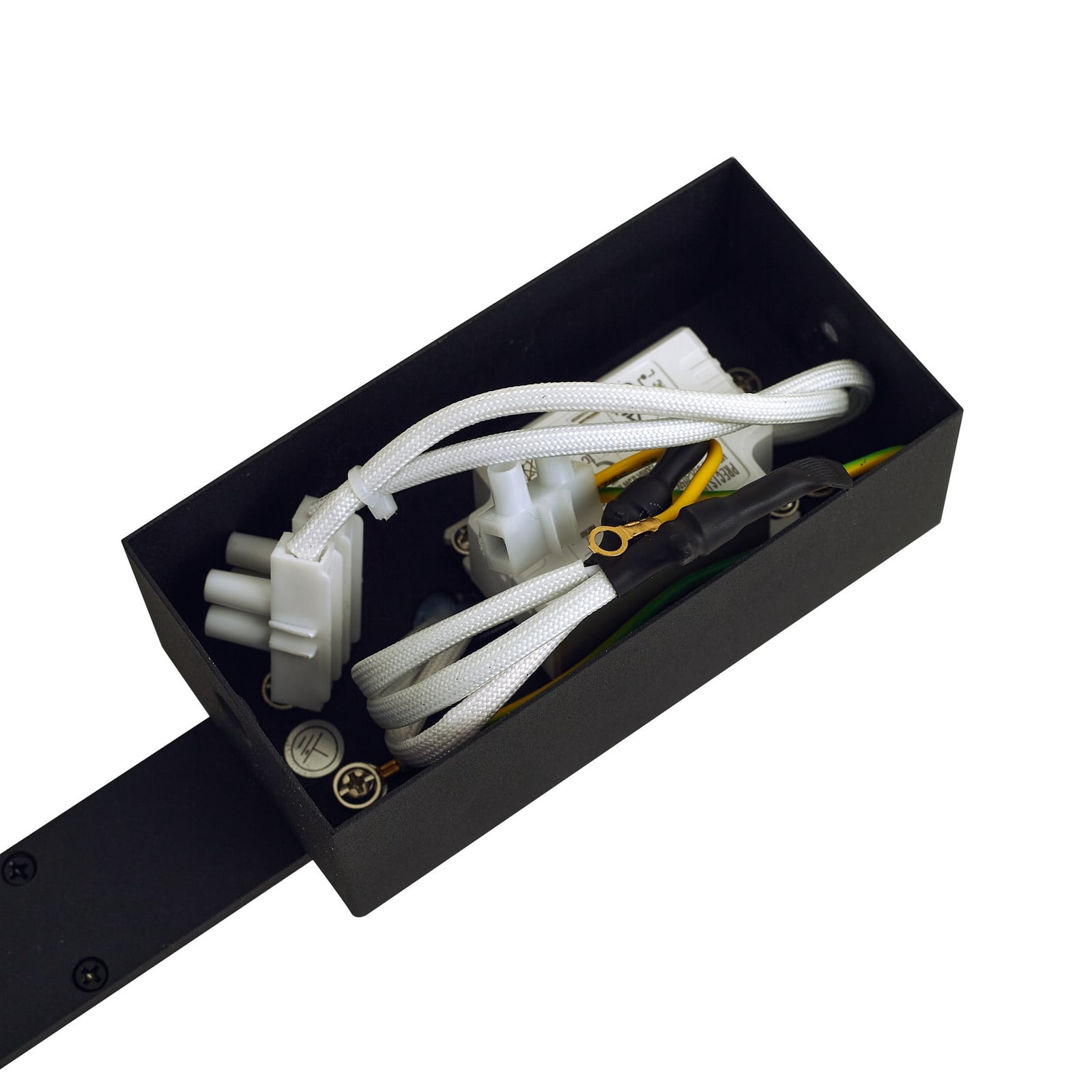 LED vegglampe Lisana svart vertikal 32 cm med veggfeste