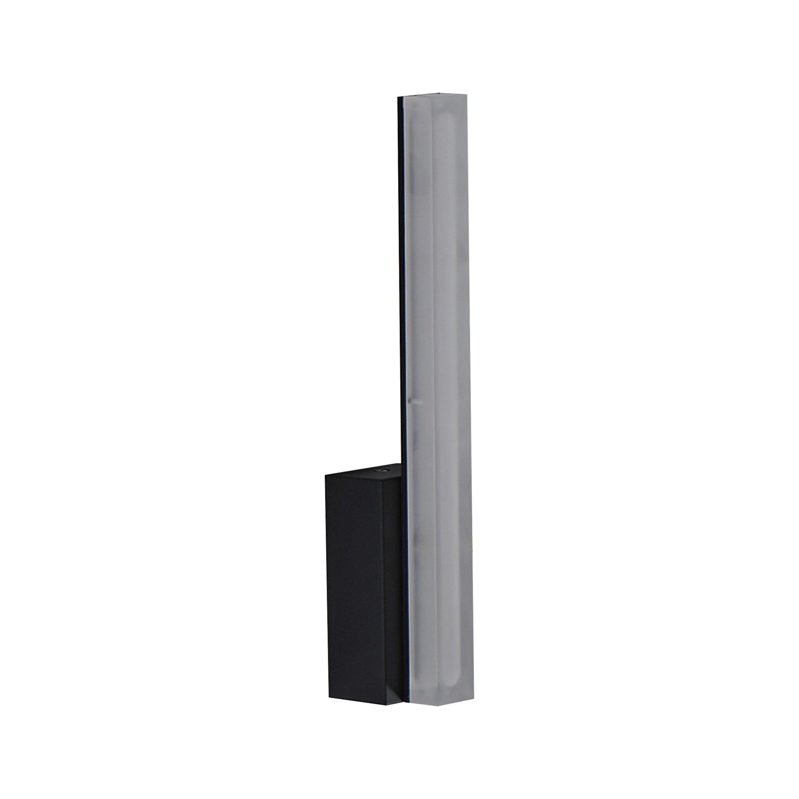 LED vegglampe Lisana svart vertikal 32 cm montert på vegg