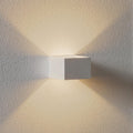 LED vegglampe Logs In opp og ned dimbar hvit forfra