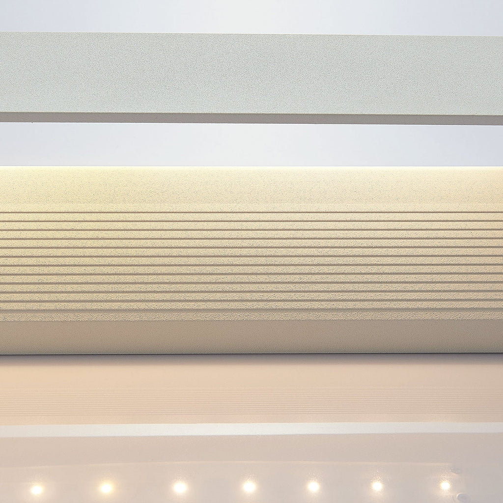 LED vegglampe Lonisa hvit opp og ned 53 cm 15W sideprofil