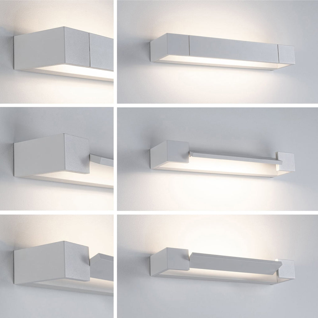 LED vegglampe Lucille hvit 40 cm dimbar lysdetalj