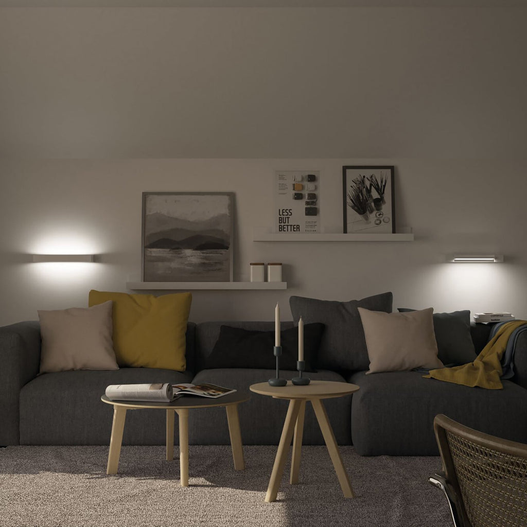 LED vegglampe Lucille hvit 40 cm dimbar oversikt