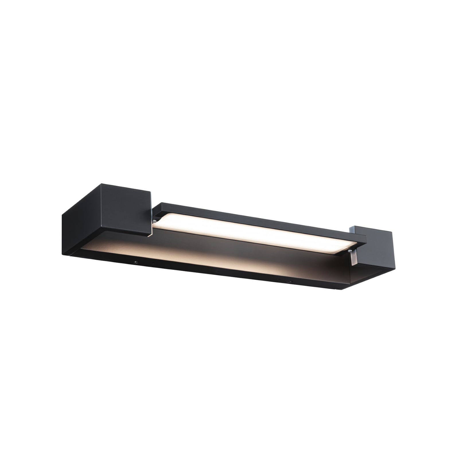 LED vegglampe Lucille svart 40 cm dimbar forfra