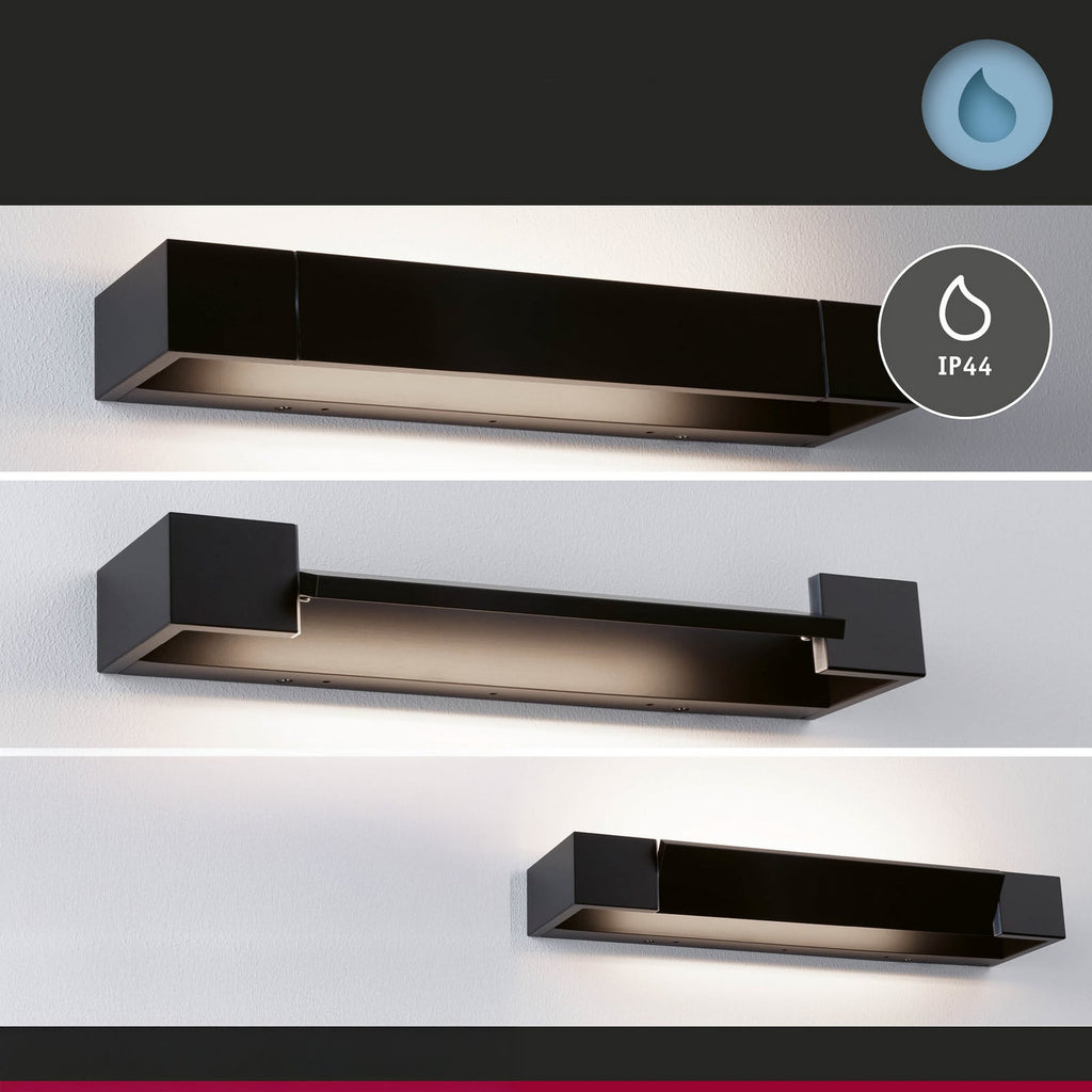 LED vegglampe Lucille svart 40 cm dimbar IP44 merke