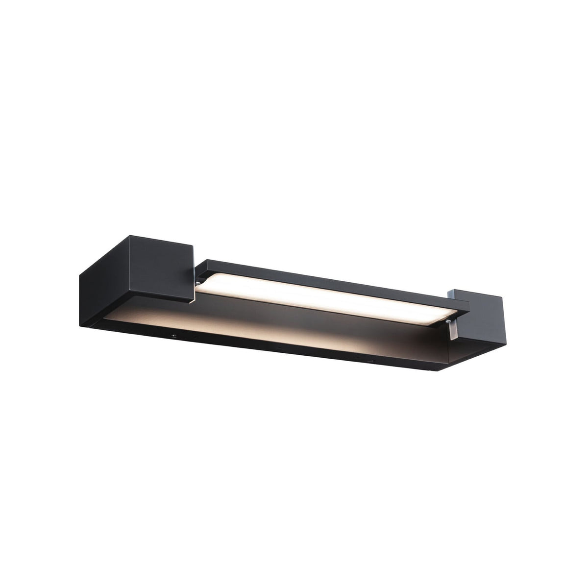 LED vegglampe Lucille svart 40 cm dimbar forfra