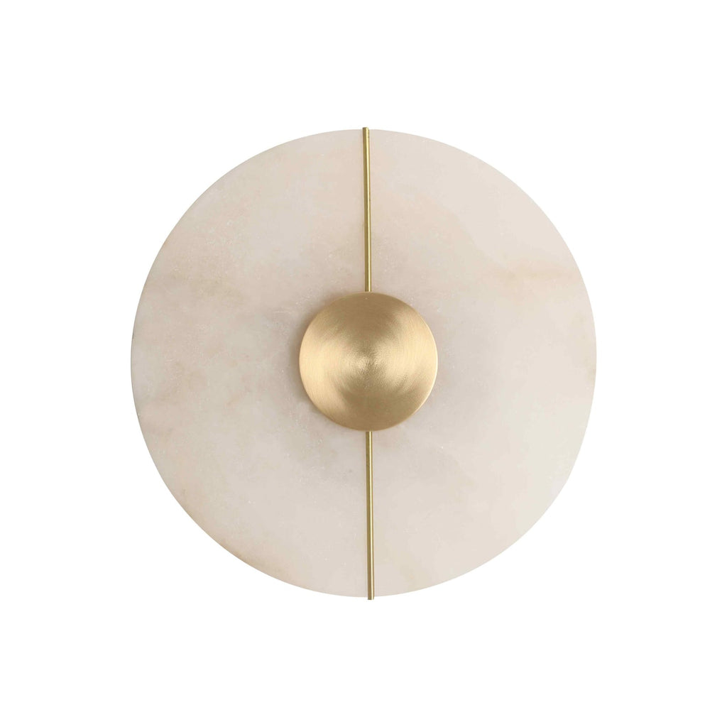 LED vegglampe Lusso marmor hvit Ø20 cm 3000K for vegg