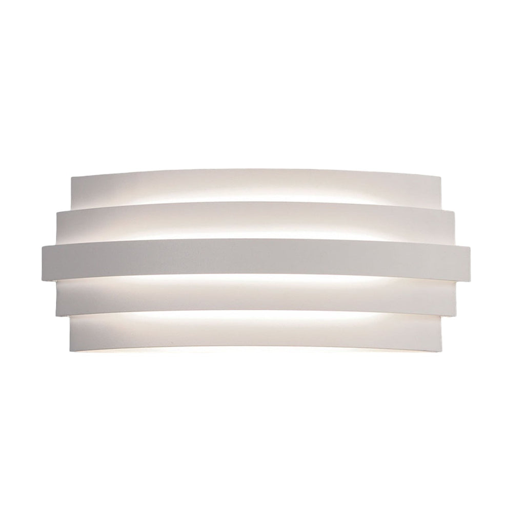 LED vegglampe Luxur hvit indirekte lys detalj