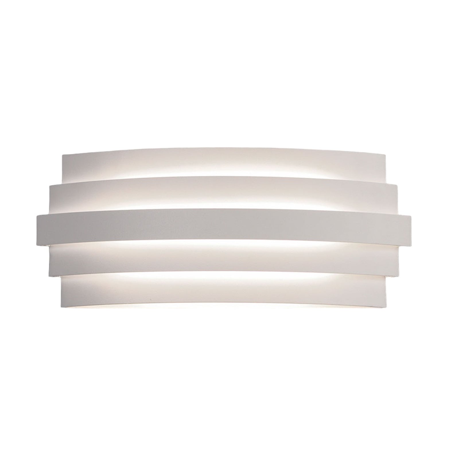 LED vegglampe Luxur hvit indirekte lys detalj
