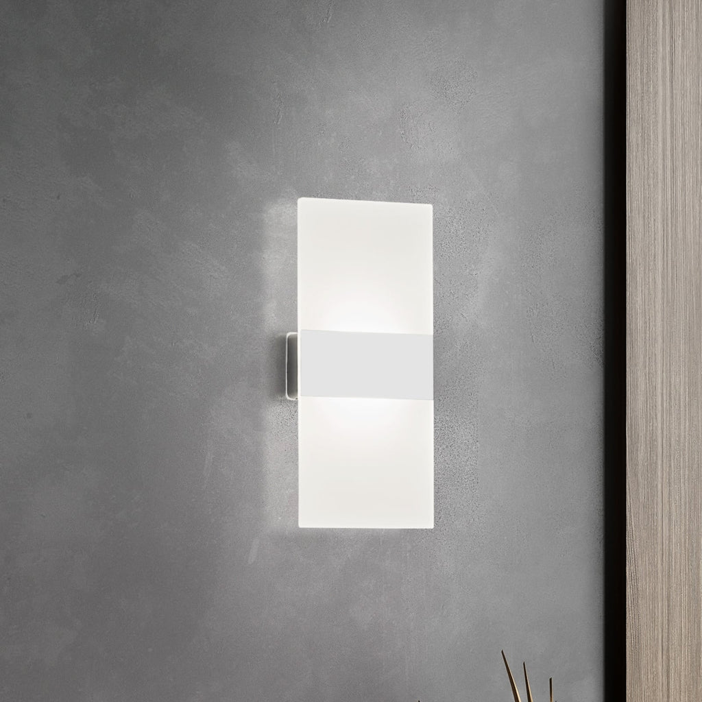 LED vegglampe Magnetic oppladbar dimbar hvit forfra