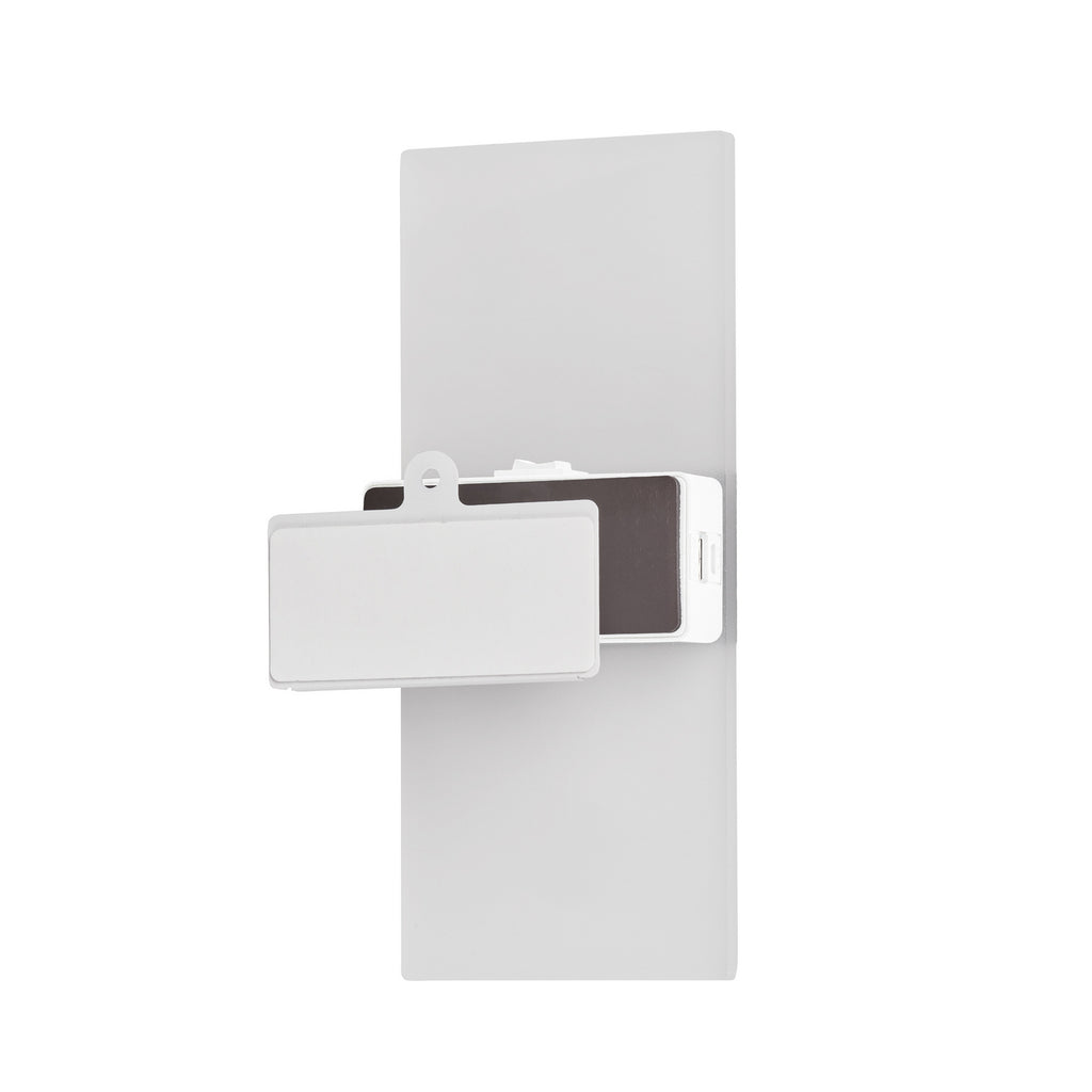 LED vegglampe Magnetic oppladbar dimbar hvit med USB-ladekabel