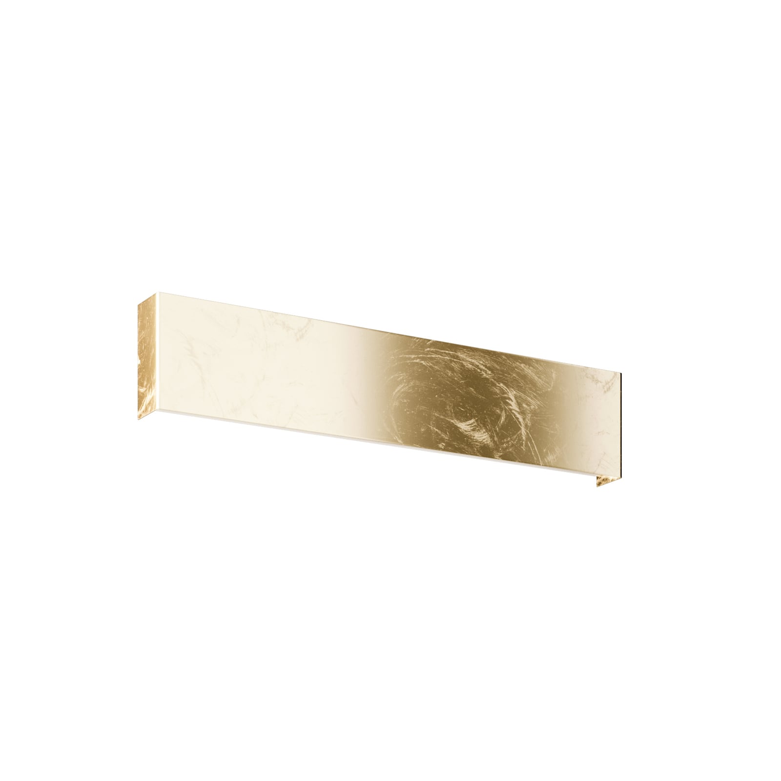 LED vegglampe Maja dimbar gull antikk 54 cm bred sett fra siden