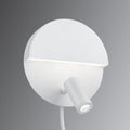 LED vegglampe Mario med 2 brytere hvit matt forfra
