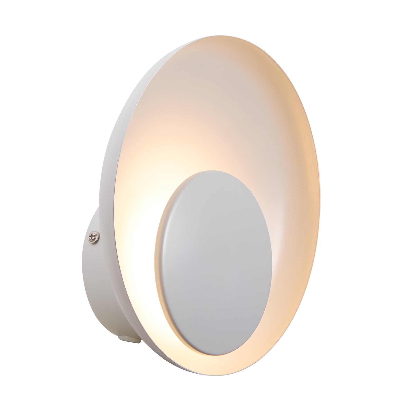 LED vegglampe Marsi dimbar hvit Ø21 cm detalj av bryter