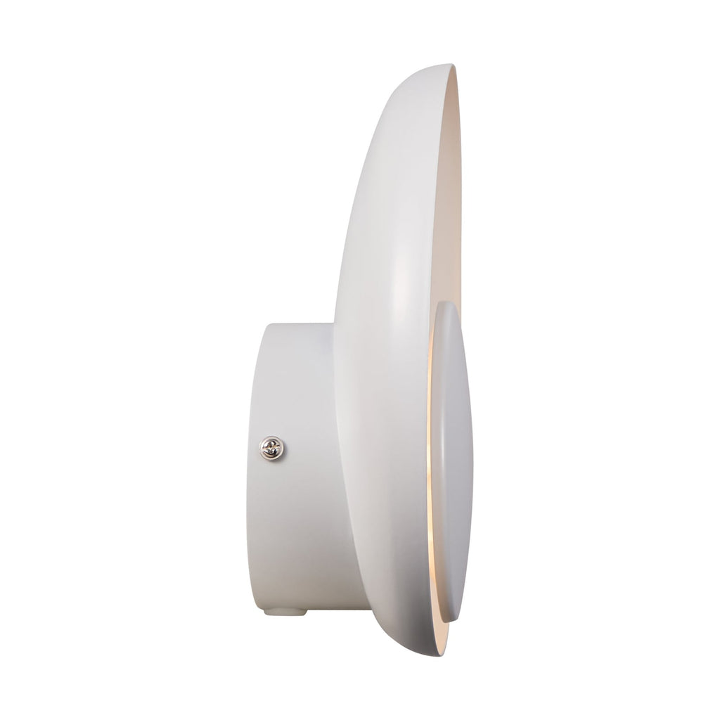 LED vegglampe Marsi dimbar hvit Ø21 cm montert på vegg