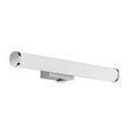 LED vegglampe Mattimo krom/hvit 40 cm med bryter IP44 front