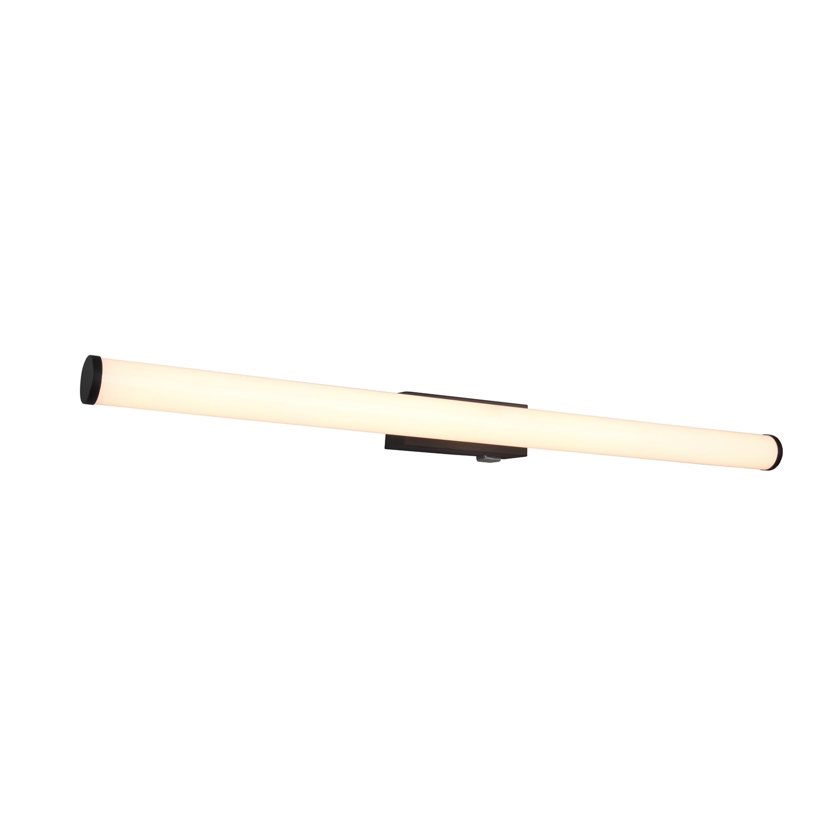 LED vegglampe Mattimo med bryter 80 cm svart IP44 forfra