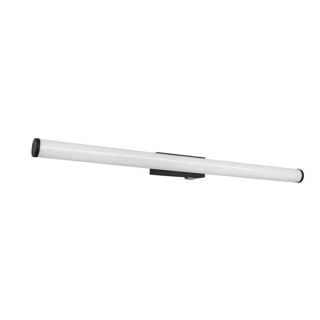 LED vegglampe Mattimo med bryter svart IP44 bakside