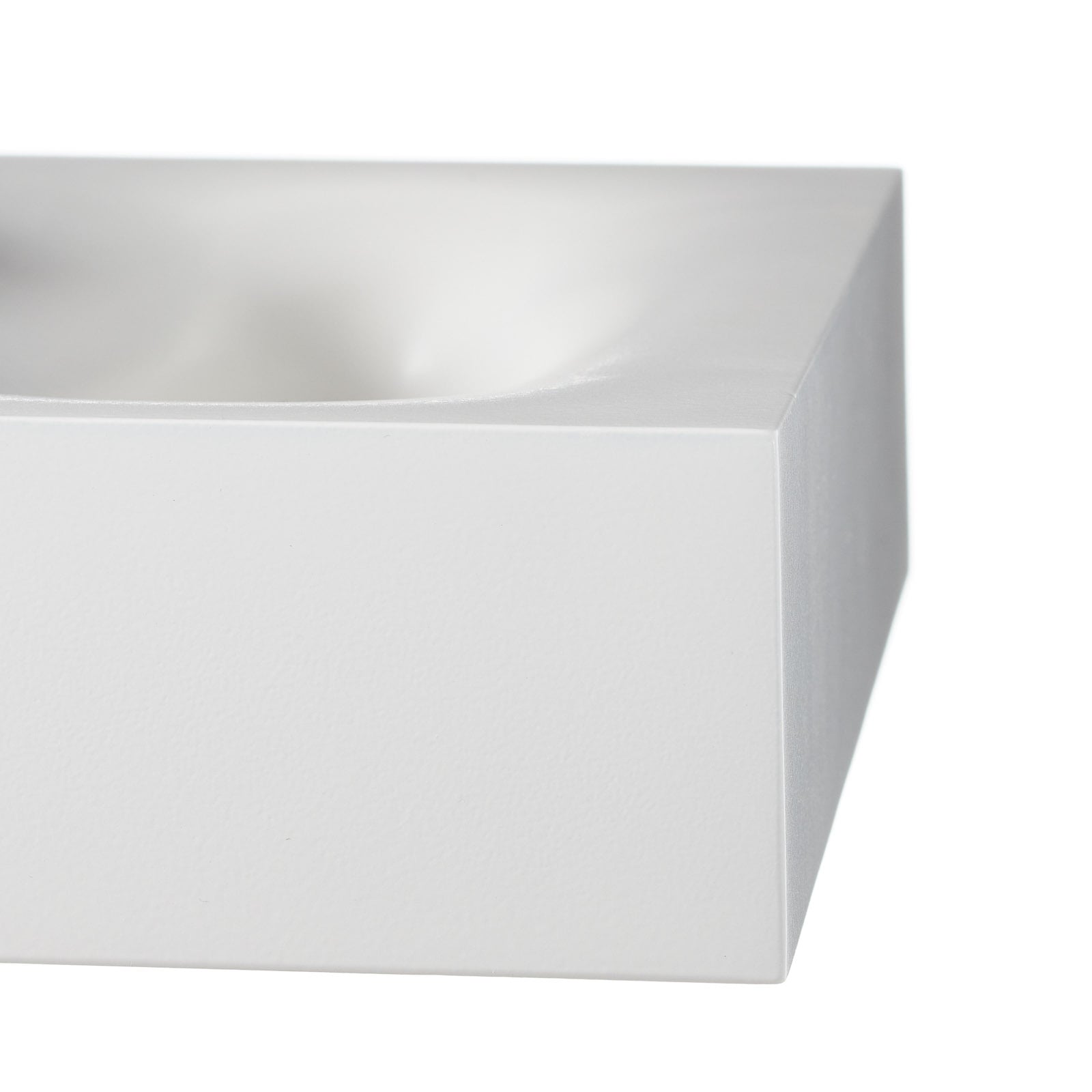 LED vegglampe Melete hvit 27W 2700K dimbar side