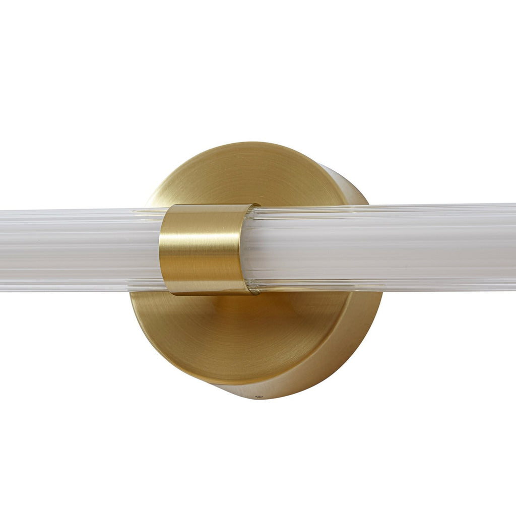 LED vegglampe Melisa gull 90 cm CCT IP44 veggfeste detalj