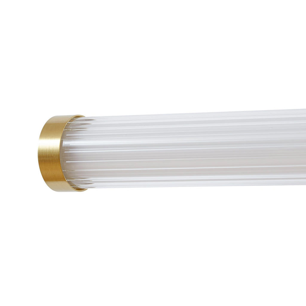 LED vegglampe Melisa gull 90 cm CCT IP44 lys i mørkt rom