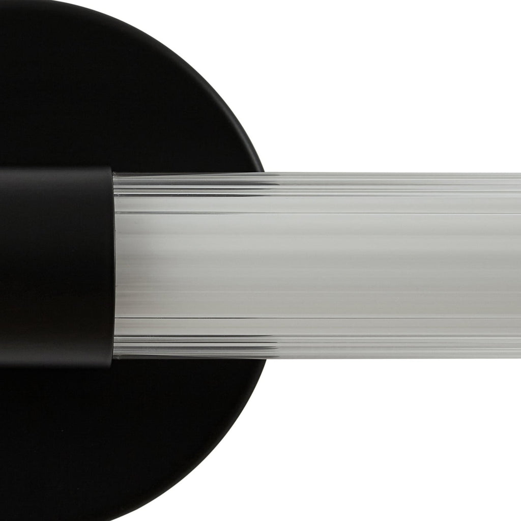 LED vegglampe Melisa svart 90 cm CCT IP44 med justerbar lysfarge
