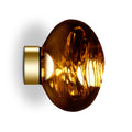 LED vegglampe Melt Surface Mini dimbar Ø30 cm gull fra Tom Dixon