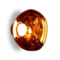 LED vegglampe Melt Surface Mini kobber dimbar Ø30 cm - Tom Dixon forfra