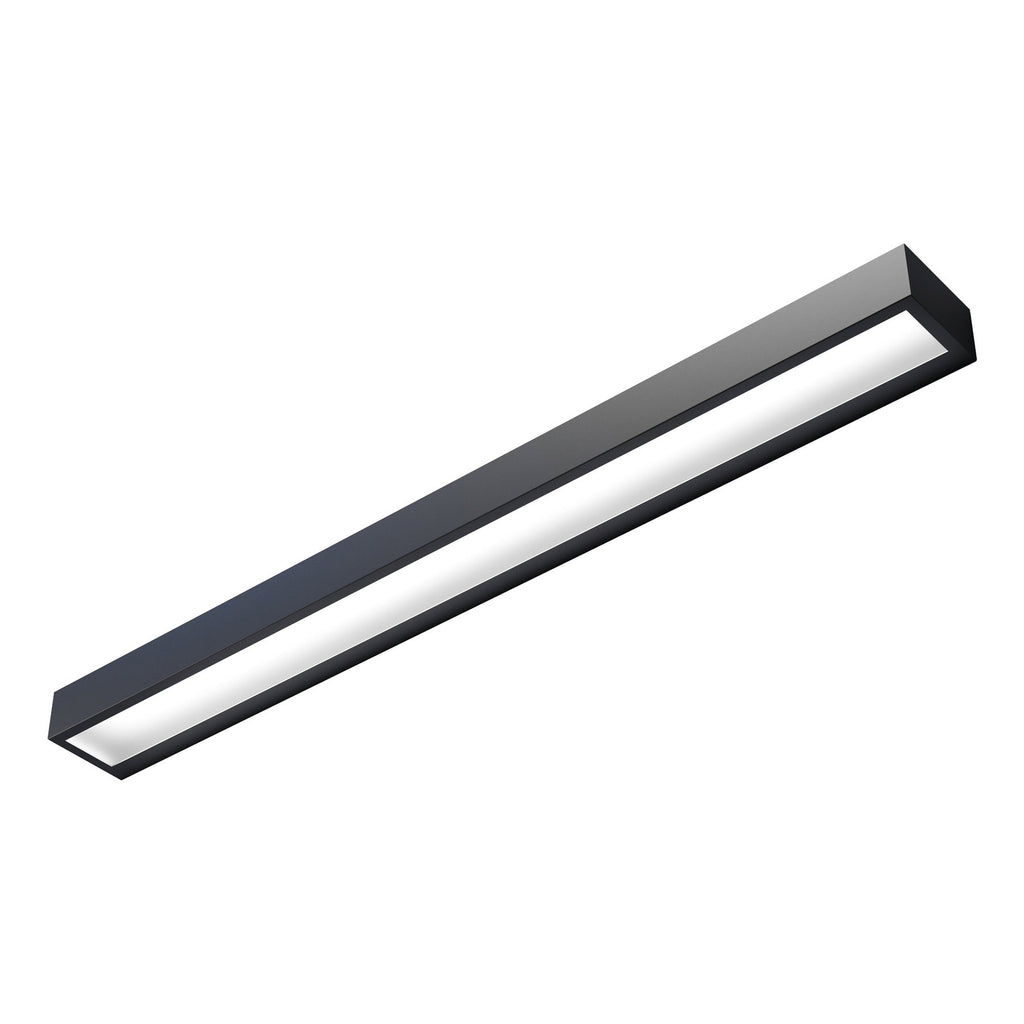 LED vegglampe Mera 80 cm svart 4000K nøytralhvit bakside