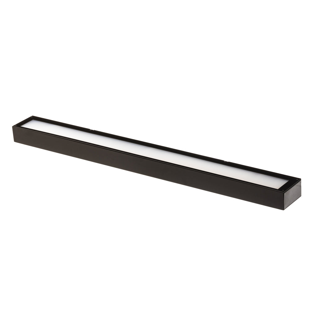 LED vegglampe Mera 80 cm svart 4000K nøytralhvit montert
