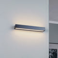 LED vegglampe Mera svart 40 cm 12,5W nøytralhvit forfra