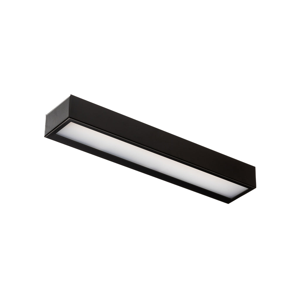 LED vegglampe Mera svart 40 cm 12,5W nøytralhvit detalj