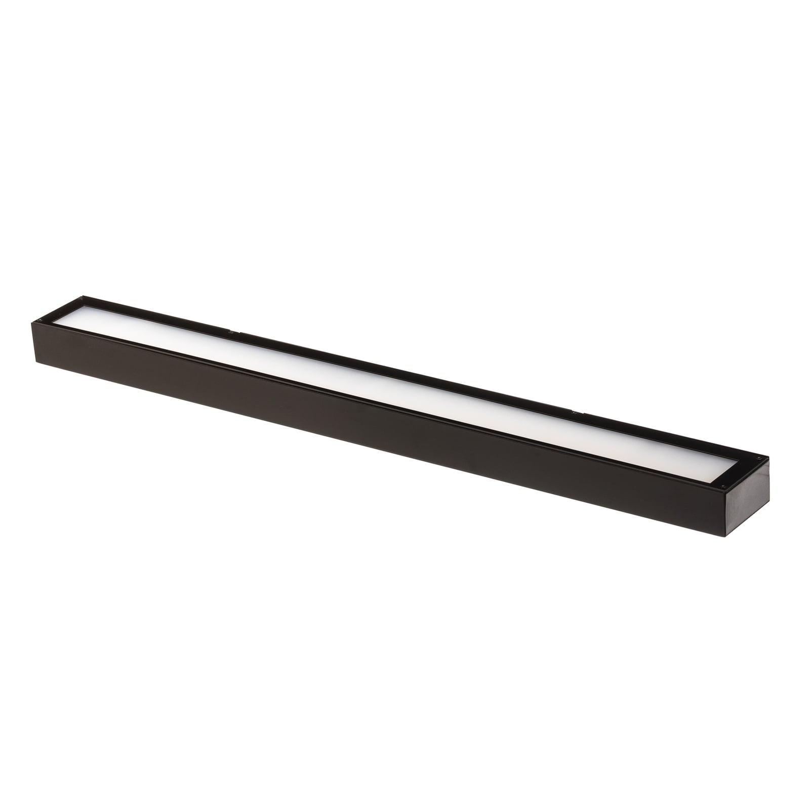 LED vegglampe Mera svart 80 cm montert