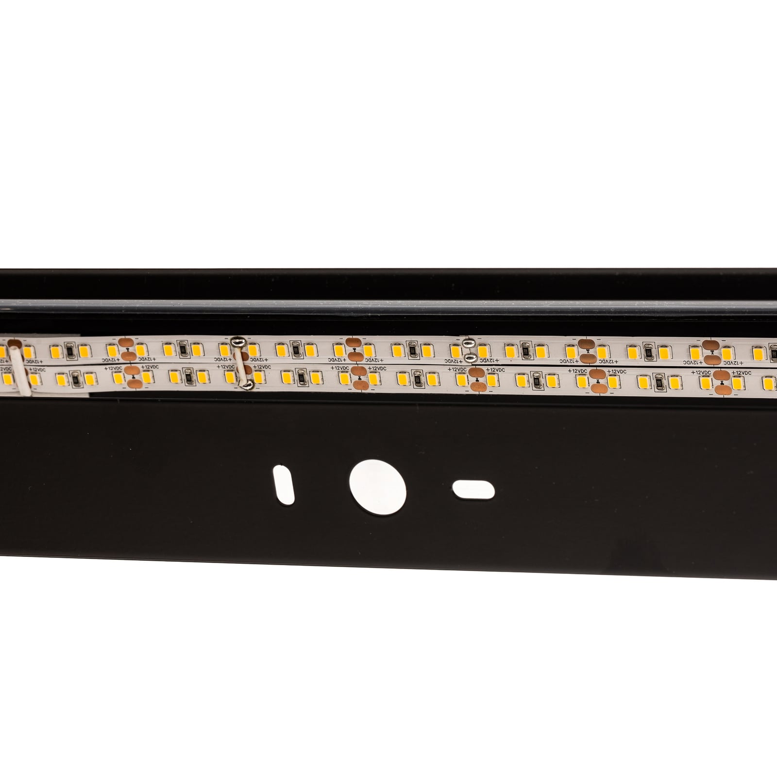 LED vegglampe Mera svart 80 cm nærbilde