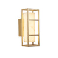 LED vegglampe Mirage dimbar gull 40 cm IP44 forfra