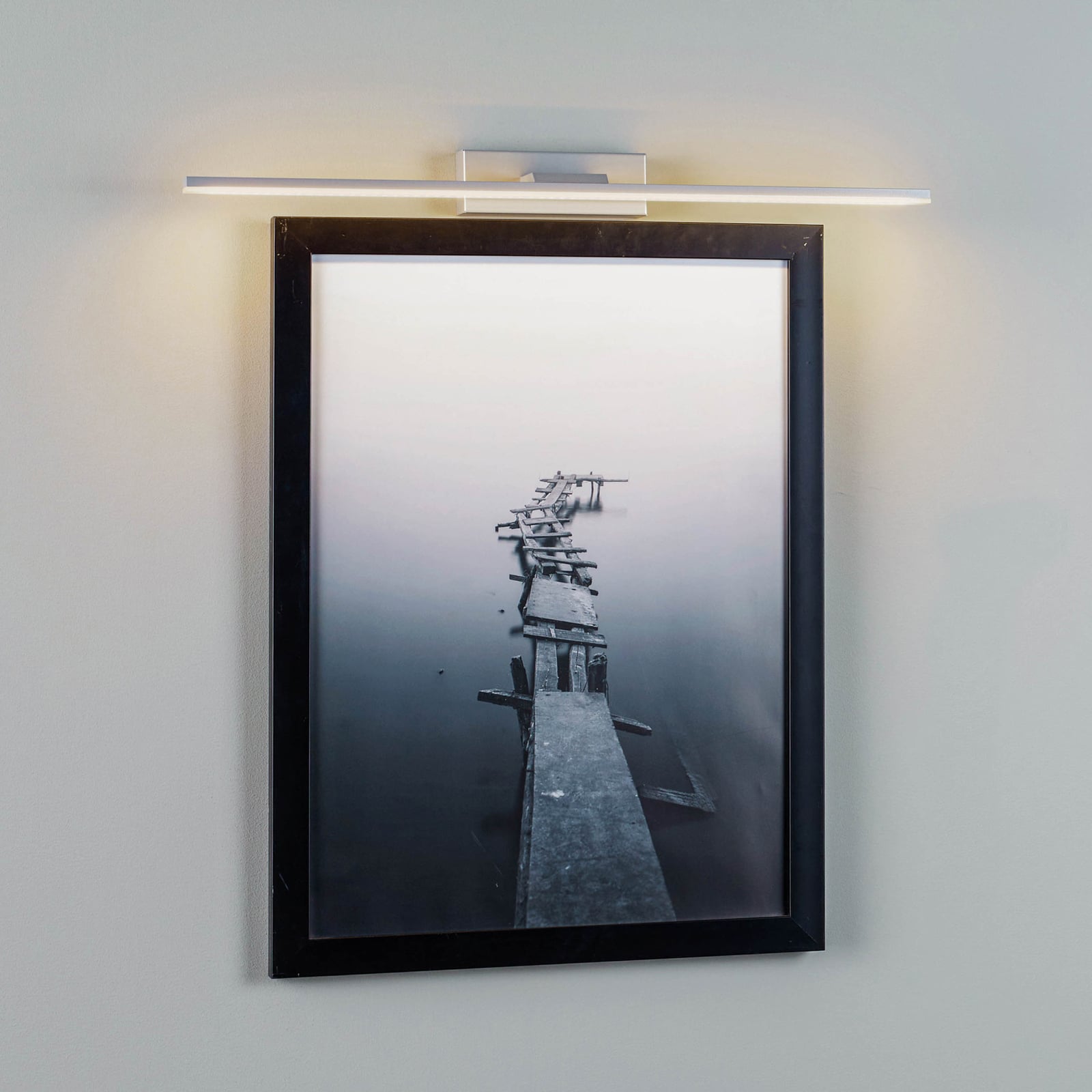 LED vegglampe Miroir aluminium 60 cm 3000K IP44 forfra