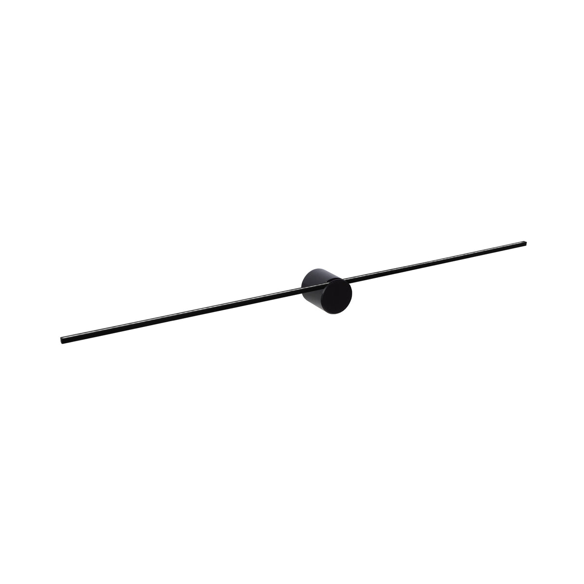 LED vegglampe Mizar svart aluminium 90 cm forfra